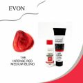 Evon hair colour intense red medium blond 7.66. 