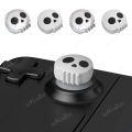 Skull Thumb Grip Caps for Steam Deck Games Console Silicone Thumbstick Joystick Cover Gaming Accessories for PS5 Xbox Controller.