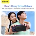 Baseus Comet Series Power Bank 22.5W 10000mAh with Built-in Fast Charging Dual-Cable & Digital Display. 
