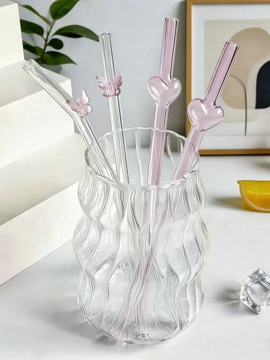 1/3/5pcs%20Reusable%20Heart%20&%20Butterfly%20Glass%20Straws,%20Valentine's%20Day%20Party%20Favors,%20Perfect%20for%20Cocktails,%20School%20Use,%20%20Ideas%20-%20Image%204