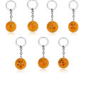 Dragon Ball Anime Keychain Charms 4 Star Dragon Balls Cosplay Accessories Crystal Resin Ball Necklace Memento of Grandpa. 