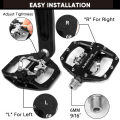 BUCKLOS Mtb Pedals for Bicycle Dual Function Mountain Bike Pedal Platform Clip Flat Pedals Fit SPD MTB Bicycle Paddle Bike Part. 