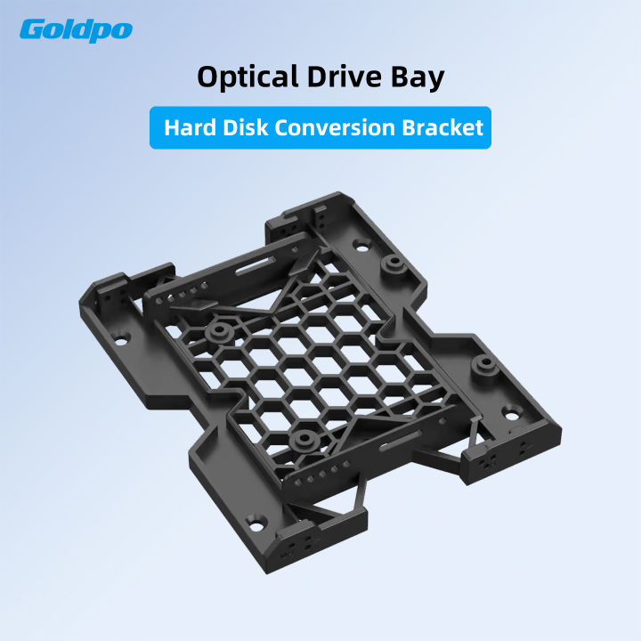 Optical Drive Bit Hard Disk Conversion Rack 5.25" to 3.5" 2.5" Tray Bracket Mounting Cooling Fan HDD Adapter SSD Hard Drive