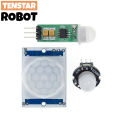 PIR Sensor HC-SR501 HC-SR602 HC-Sr505 Adjust IR Pyroelectric Infrared Motion Detector Module For Raspberry Pi Sensing Human Bod. 