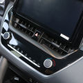Middle AC Air Vent Navigation Strip Cover Trim Frame for Toyota Corolla E210 Corolla Cross 2019 - 2023 Car Styling Accessories.