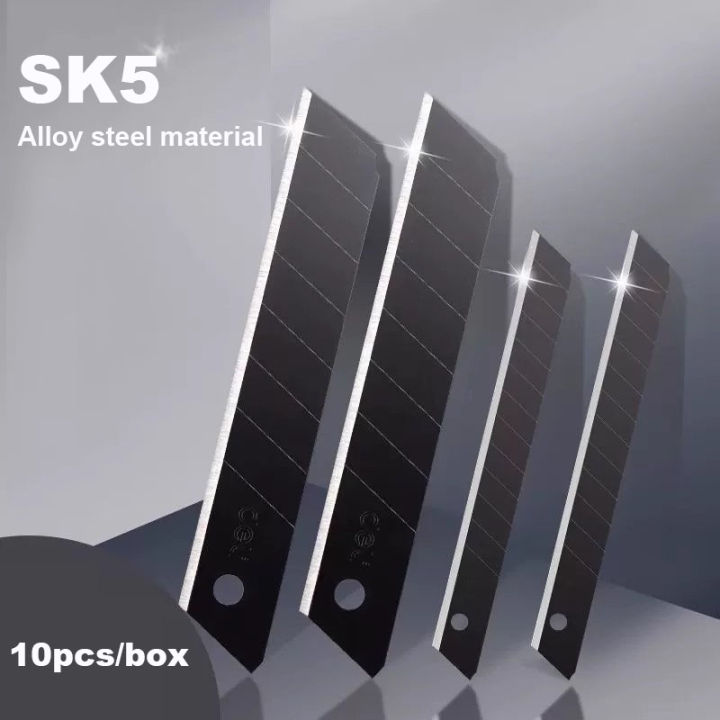Deli%2030/50/100pcs%20Knife%20Blade%209mm%2018mm%20SK5%20Metal%20Blades%20for%20Home%20School%20Supplies%20Art%20Craft%20Paper%20Box%20Cutting%20Utility%20Knife%20Tool%20-%20Image%203
