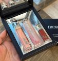 Dior Addict Lip Essential Lip 3 in 1set box( Dior Addict lip Glow -001 Pink Full Size / Dior Addict Lip Maximizer -001 Pick Full Size /Dior Addict lip Maximizer -038 Rose Nude Mini ) Import from Us. 