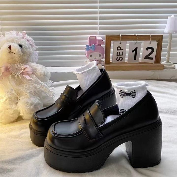 women's%20thick%20soled%20shoes%20Hot%20Sale%20Women%20Retro%20Pumps%20High%20Heels%20Fashion%20comfort%20Loafers%20Woman%20Uniform%20Mary%20Jane%20Shoes%20Ladies%20%EF%BB%BF%20-%20Image%202