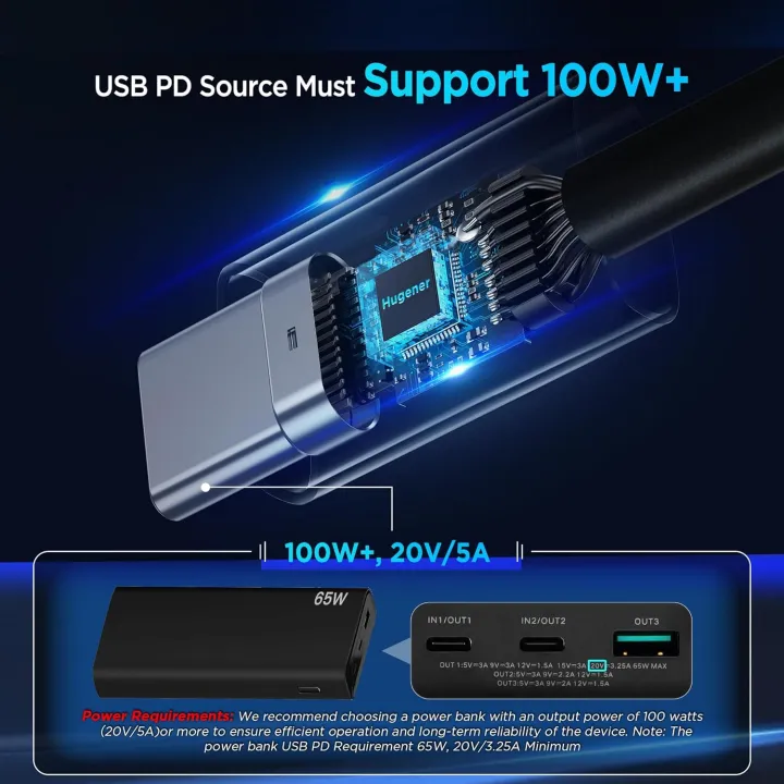 EDUP%20%20SK0101-3M%20Starlink%20Mini%20100W%20Cable%203-in-1%20Power%20Cable%20for%20Choice%203M%20/%205M%20Car%20Charger+DC%20Cable+Type-C%20TO%20DC%20-%20Image%204
