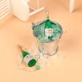 1Set 1/12 Dollhouse Beer IceCube Bucket Set Model Dollhouse Mini Bar Decorations Toys Dolls House Accessories.