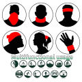 Summer Breathable Cycling Face Mask Bandana UV Protection Outdoor Face Cover for Running Hiking Skiing Hunting Men Women.
