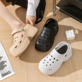 Chunky Platform Clogs Shoes for Women Thick Bottom Non Slip Beach Sandals Woman Summer Fashion Wedges EVA Sandals Slippers. 
