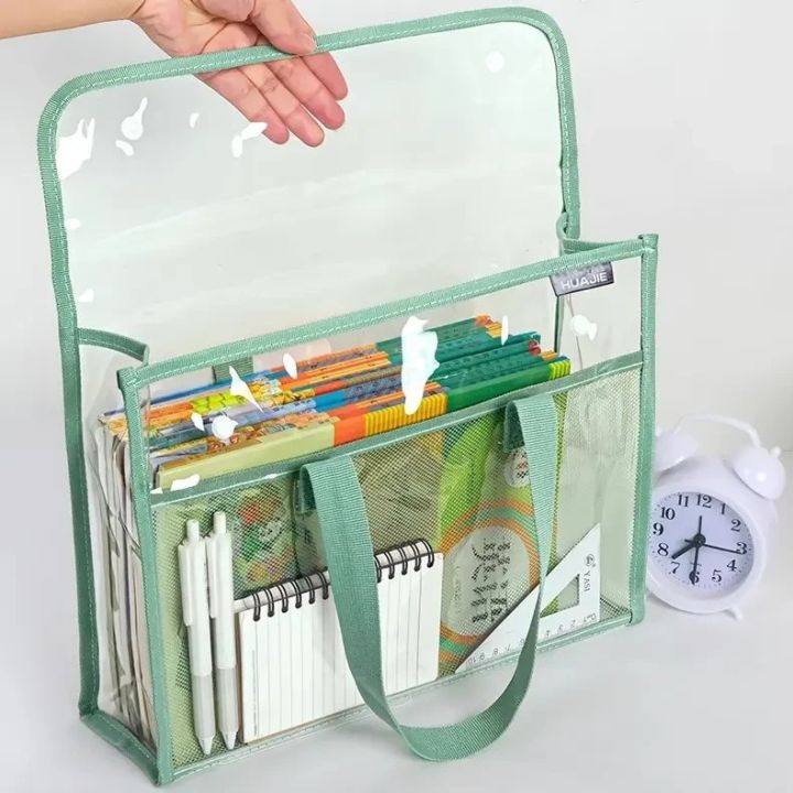 1%20large%20capacity%20portable%20transparent%20waterproof%20handheld%20folder,%20expandable%20file%20storage%20bag,%20PVC%20self-adhesive%20file%20bag%20for%20of%20-%20Image%203