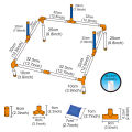Portable Cornhole Throwing Circle Ferrule Board Set Easy Assemble Fun Kids Interactive Adults Outdoor Yard Toss Game Toy. 