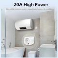 EU Socket 16A/20A Wifi Plug Power Outlet Alexa  Home Works with Tuya Smart Life APP Remote Voice Control. 