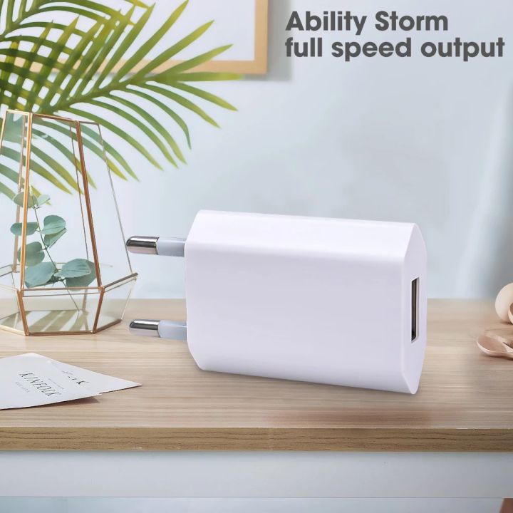 NNBILI%201-5Pcs%20Universal%205V%201A%20EU%20Plug%20USB%20Wall%20Phone%20Charger%20For%20iPhone%20%20%20Redmi%20%20%20Charger%20Power%20Adapter%20-%20Image%205
