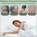 Bamboo Pillow Memory Foam Pillow with Removable Cover with Zipper Bamboo Neck Pillow for Sleeping Ergonomically Design JAF022. 