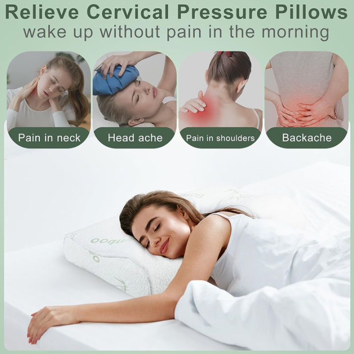 Bamboo%20Pillow%20Memory%20Foam%20Pillow%20with%20Removable%20Cover%20with%20Zipper%20Bamboo%20Neck%20Pillow%20for%20Sleeping%20Ergonomically%20Design%20JAF022%20-%20Image%204
