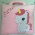 Cute Pillow Quilt Dual-use Pillow Folding Air Conditioning Blanket Car Interior Cushion Pillow 3-in-1 Office Nap Cushion Blanket.
