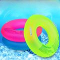Summer Pool Fluorescent Inflatable Toys Outdoor Swimming Ring Color Random Beach Swimming Floating Water Toys for Kids s. 