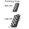 Magnetic Chess Set, Perfect for Training, Luxury Gold & Silver Set, Folding Board, Portable Travel Chess Board Game Sets. 