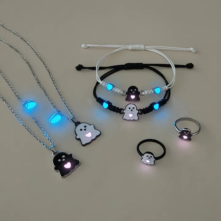6-Piece%20Set%20Luminous%20Heart%20&%20Cute%20Cartoon%20Elf%20Pendants%20Couple%20Necklace%20Ring%20Bracelet%20Women's%20Fashion%20Jewelry%20Set%20-%20Image%203
