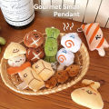 1/8 Pcs Creative Kanto Cooking Style Pendant Versatile Plush Doll Pendant Backpack Keychain Decorative Pendant.