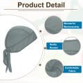 Uxcell Handkerchief Head Man Hat Cycling Running Sport Hat Sweat Wicking Cap for Dew Rag Breathable Cooling Helmet Liner Bandana.