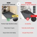 Super Absorbent Anti-slip Coffee Dish Large Kitchen Absorbent Draining Mat Drying Mat Quick Dry Bathroom Drain Pad. 