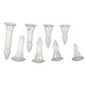 10Pcs- P.C.B Lock Spacer Plastic P.C.B Snap Lock Supports Push Lock Flat Bottom Standoff Spacer Lock-In P.C.B Board.