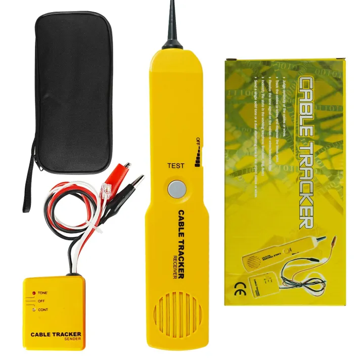 Electrical Wire Tracer Circuit Tester w/Tone Generator & Probe Kit ...