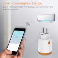 Smart Tuya Zigbee Plug Socket 3680W 16A Power Energy Monitoring Timer Switch EU Outlet Home Assistant Zigbee2mqtt. 