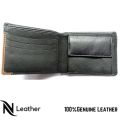 MODEL:N-03 pure cow leather stylish wallet with coin pursue.