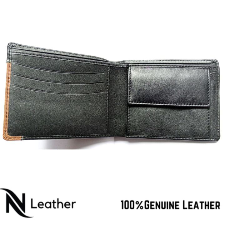 MODEL:N-03%20pure%20cow%20leather%20stylish%20wallet%20with%20coin%20pursue%20-%20Image%203