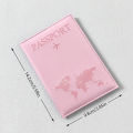 PU Leather Passport Cover For Men & Women Organizer - Protective Card Holder ID Document Covers World Map Travel Passport Case. 