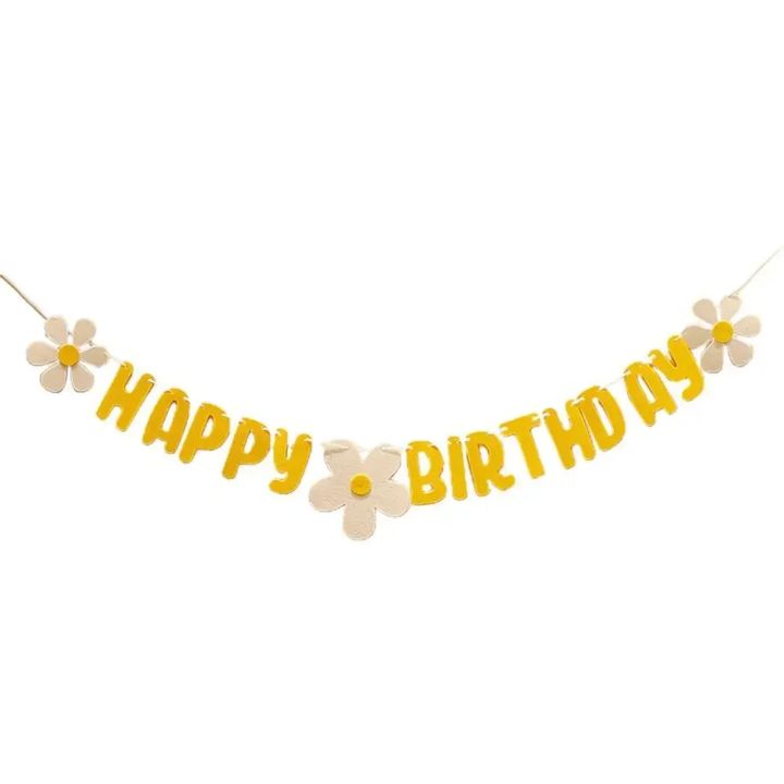 New%20Baby%20Shower%20Daisy%20Happy%20Birthday%20Banner%20White%20Flower%20Birthday%20Sign%20Garland%20Decoration%20Happy%20Daisy%20Flag%20Yellow%20Flower%20Party%20-%20Image%207