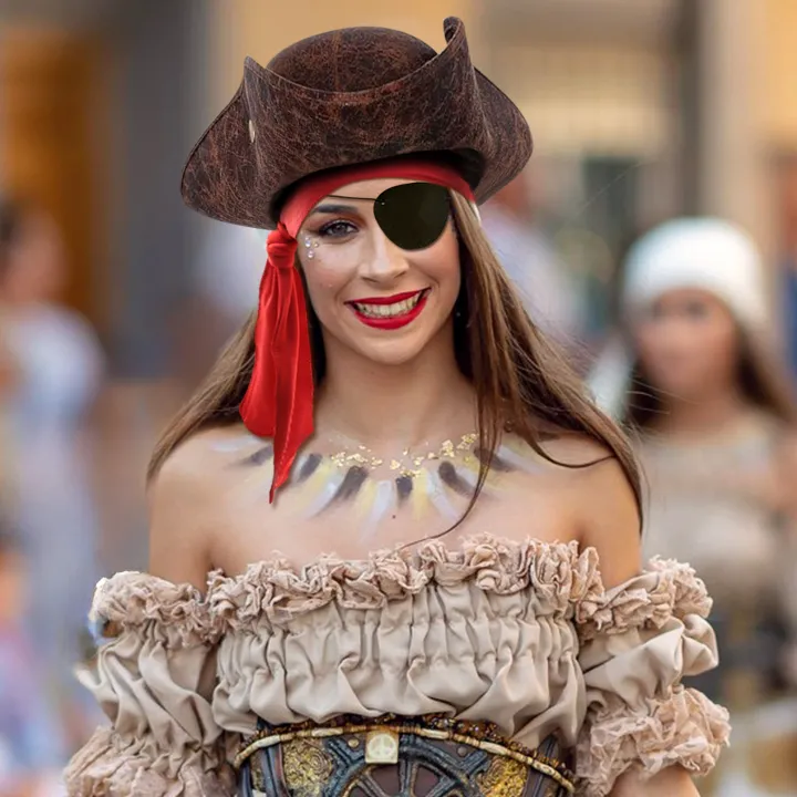 Renaissance%20Pirate%20Hat%20for%20Adult%20Brown%20Faux%20Leather%20Tricorn%20Hat%20for%20Men%20Women%20Halloween%20Cosplay%20Pirate%20Costume%20Accessories%20-%20Image%204