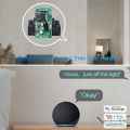 CENFAYA Tuya WiFi RF Smart Switch DC 9-80V Mini Relay Receiver Module 433mhz Touch Wall Panel Remote Control for Alexa. 