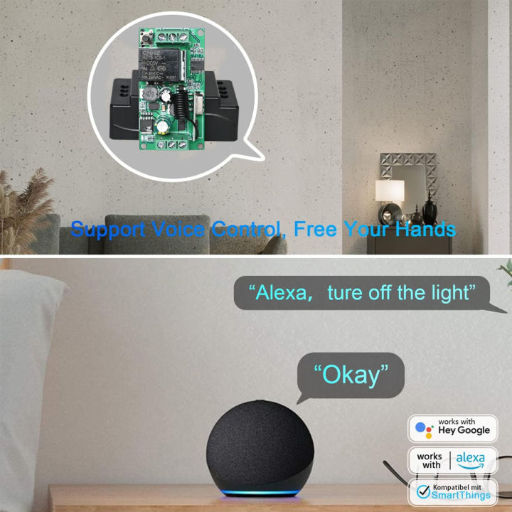 CENFAYA%20Tuya%20WiFi%20RF%20Smart%20Switch%20DC%209-80V%20Mini%20Relay%20Receiver%20Module%20433mhz%20Touch%20Wall%20Panel%20Remote%20Control%20for%20Alexa%20-%20Image%202