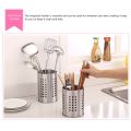 Stainless Steel Cutlery Holder Chopstick Storage Holder Organizer Container Drainer Spoon Fork Chopsticks Kitchen Storage Basket. 