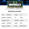 SAMSUNG RAM 32GB 16GB 8GB DDR5 5600MHz 4800MHz SODIMM Single Rank 1.1V 262-Pin Laptop RAM Memory. 