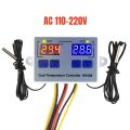 W1088 Dual LED Digital Temperature Sensor Meter Controller Electric Heating Thermostat 220V Aquarium Incubator Thermoregulator. 