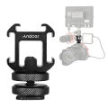 Andoer 3 Cold Shoe Mount Adapter On-Camera Mount Adapter for DSLR Camera for LED Video Light Mic Monitor Cold Shoe Mount Adapter. 