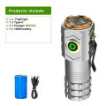 New Ultra Powerful Flashlight 3 Core LED Mini Tactical Flashlight  USB Rechargeable High Power LED Torch With Magnet Hand Lamp. 