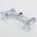 Bathtub Faucet Wall Mounted Mixer Valve Bathroom Shower Faucets Household Double Handle Sprinkler Faucet Hot and Cold Tap. 