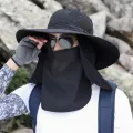 Adjustable Outdoor Fishing Hat Sunscreen Protection Breathable Sunshade Foldable Men Women Hiking Camping Casual Fishing Cap. 