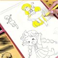 1pc Anime Character Line Art Drawing Book for Beginners - 48 Pages of Simple Hand-Drawn Outlines for Tracing & Practice Painting. 