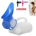 1000ml kids potty for both men and women, suitable for outdoor camping Plastic potty Portable padded toilet, reusable. 