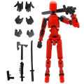 Titan 13 Action Figures T13 Figure 3D Printed Multi-Jointed Movable Lucky 13 Action Figure Nova 13 Action Figure Dummy. 