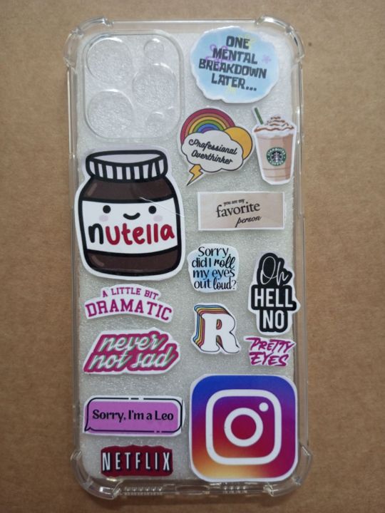 Sticker phone case customize your favorite stickers available in all models